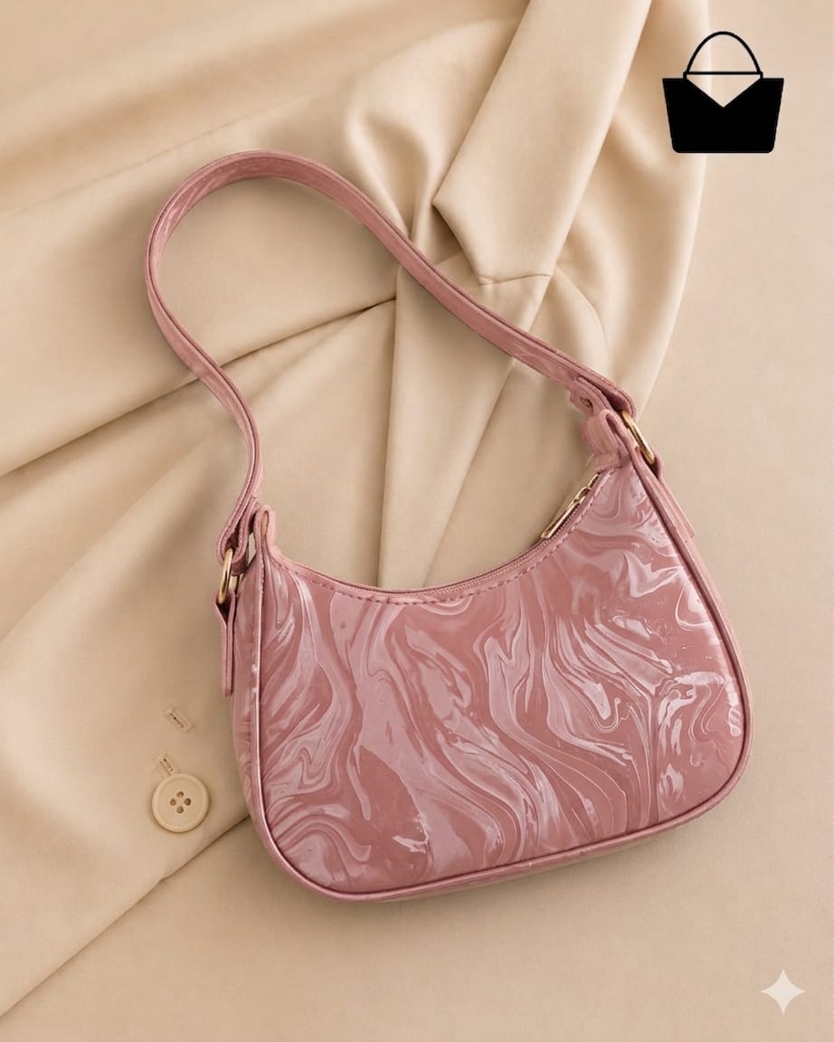 Premium Glossy Shoulder Bag