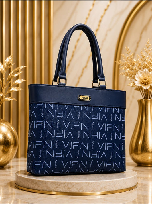 Luxury Signature Print Handbag – Premium Daily Carry
