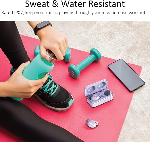 iLuv TS100 Sports Wireless Earbuds β IPX7 Waterproof