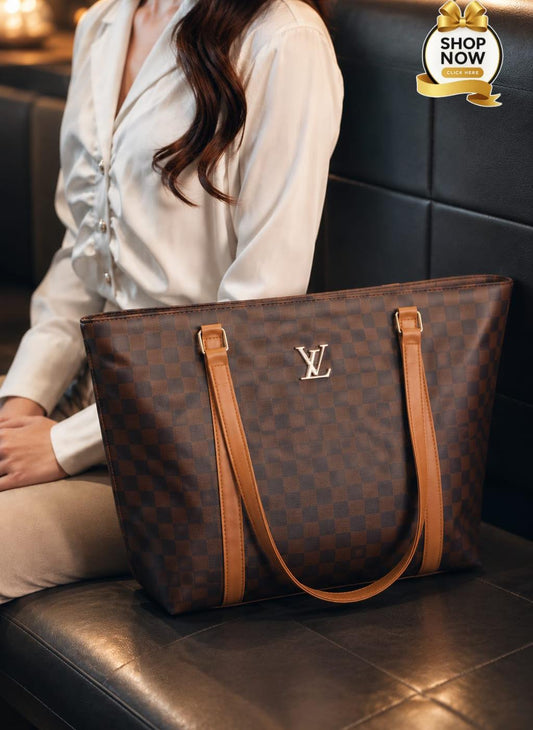 Luxury Signature Monogram Tote Bag