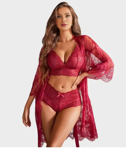 Fashionable & Alluring Lingerie Set, Sexy Sleepwear For Women