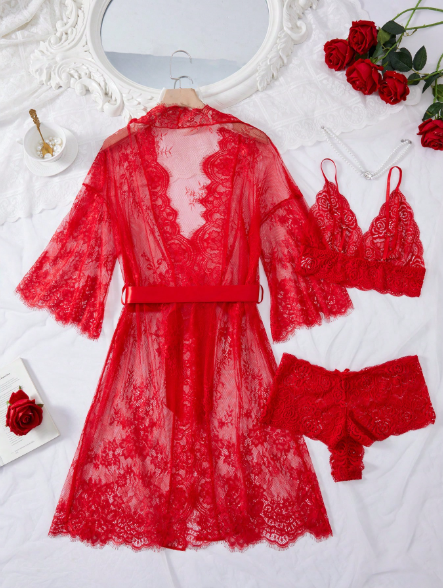 Fashionable & Alluring Lingerie Set, Sexy Sleepwear For Women