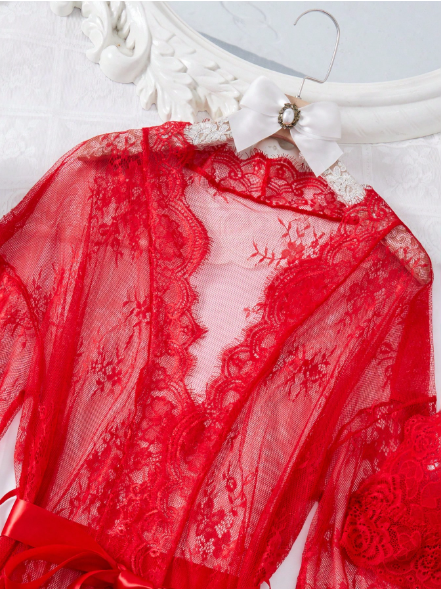 Fashionable & Alluring Lingerie Set, Sexy Sleepwear For Women