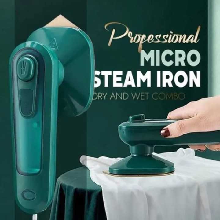 Professional Mini Wet Dry Ironing Machine Heat Press Machine Portable Electric Iron Steamer Handheld For Home Dormitory Travel