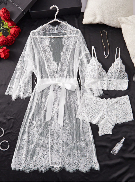 Fashionable & Alluring Lingerie Set, Sexy Sleepwear For Women