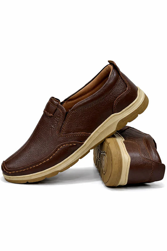 Cow Leather Formal Shoes Premium Comfort & Classic Style (Brown)