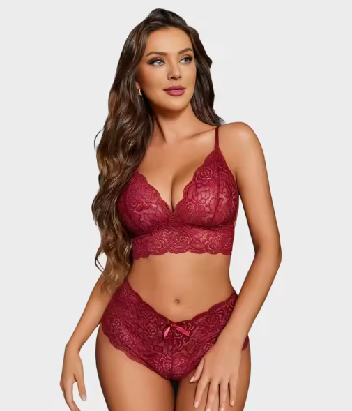 Fashionable & Alluring Lingerie Set, Sexy Sleepwear For Women