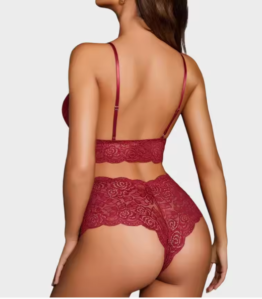 Fashionable & Alluring Lingerie Set, Sexy Sleepwear For Women