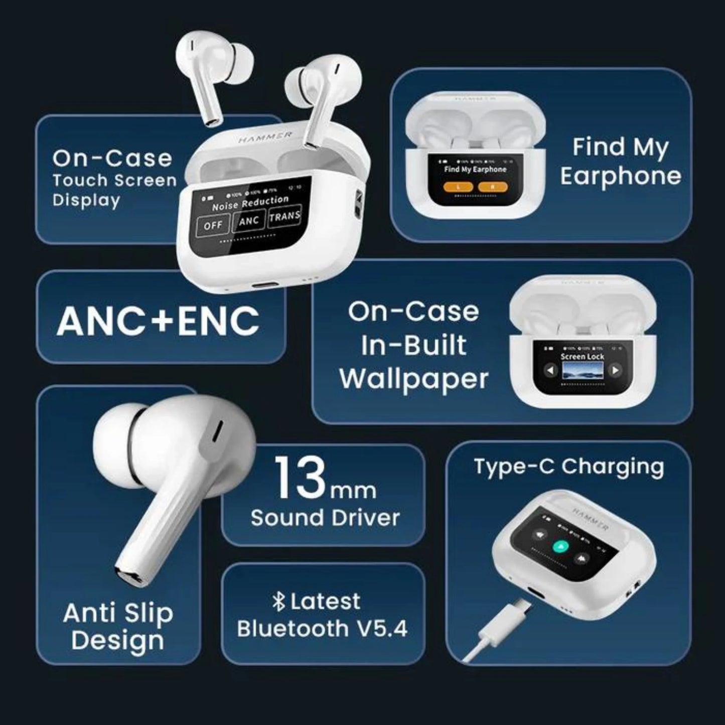A9 Pro Apple Airpods Touch Control