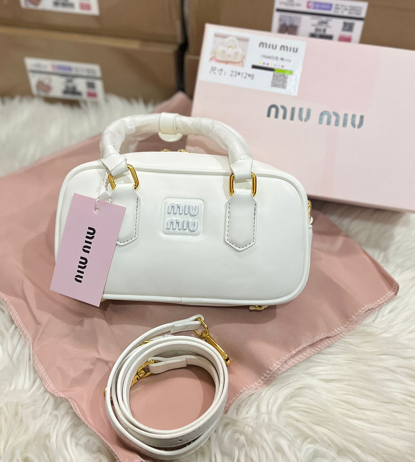 Miu Miu Arcadie Leather Bag