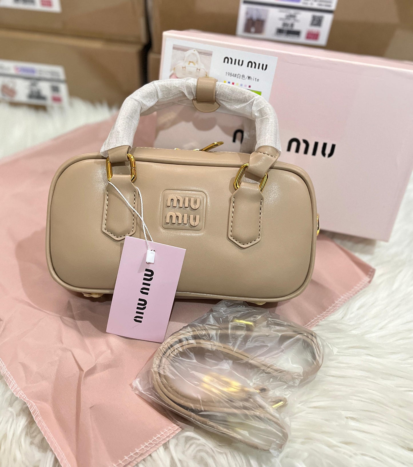 Miu Miu Arcadie Leather Bag