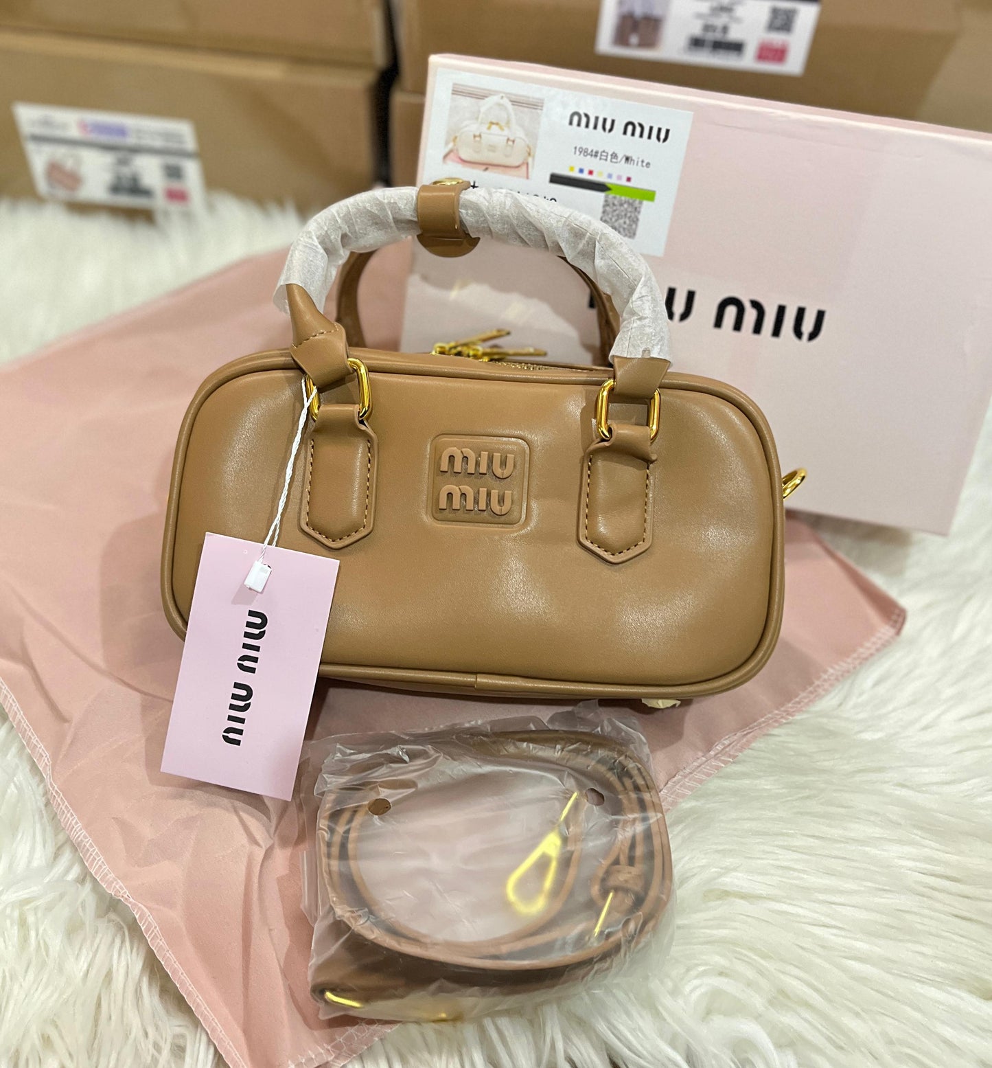 Miu Miu Arcadie Leather Bag