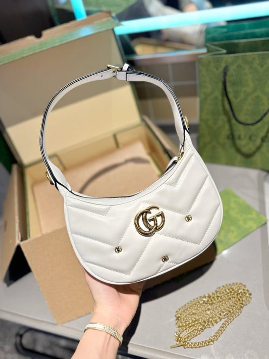Marmont Half-Moon Shoulder Bag