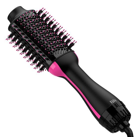 3-in-1 Hot Air Brush – Dryer, Curler & Straightener