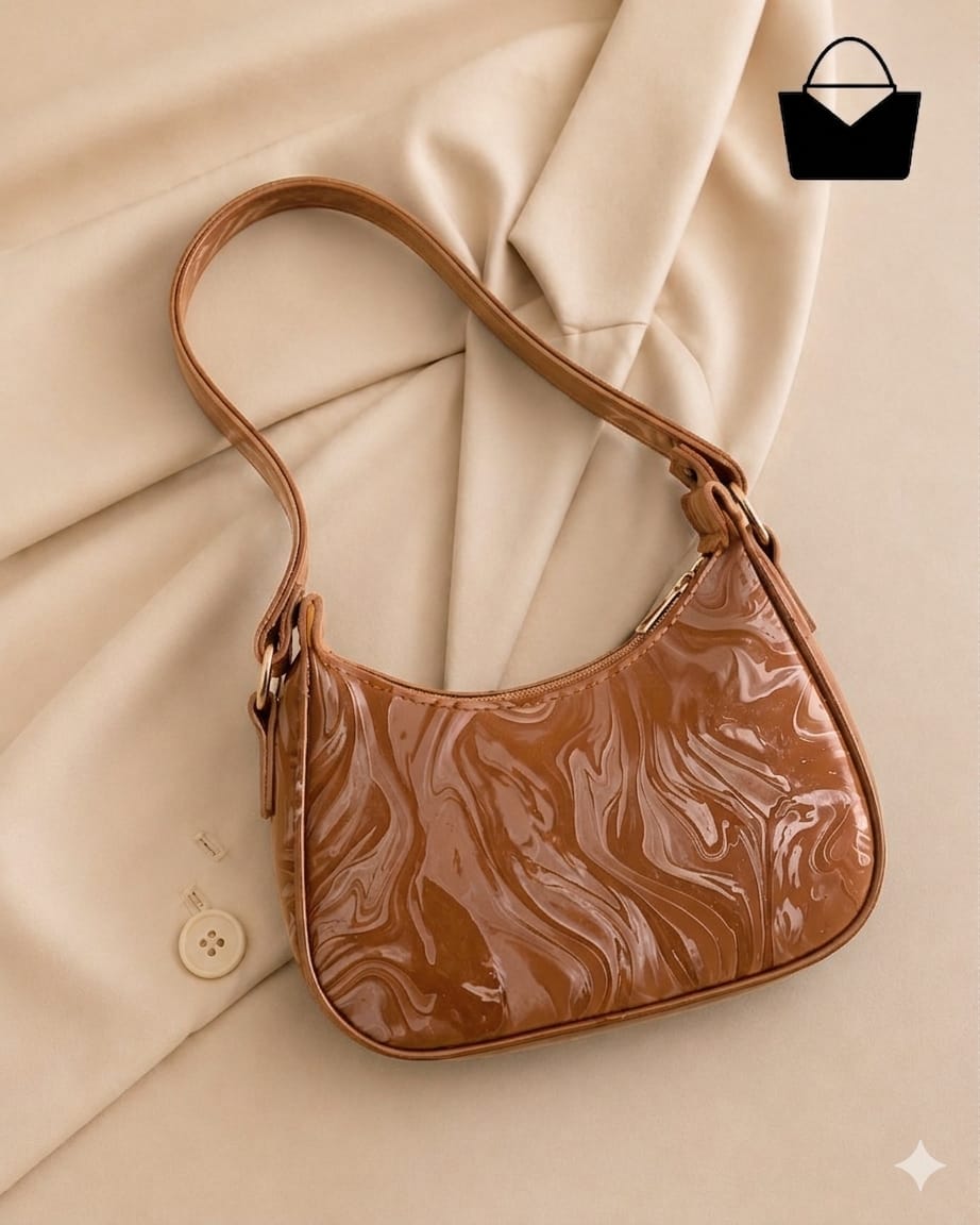 Premium Glossy Shoulder Bag