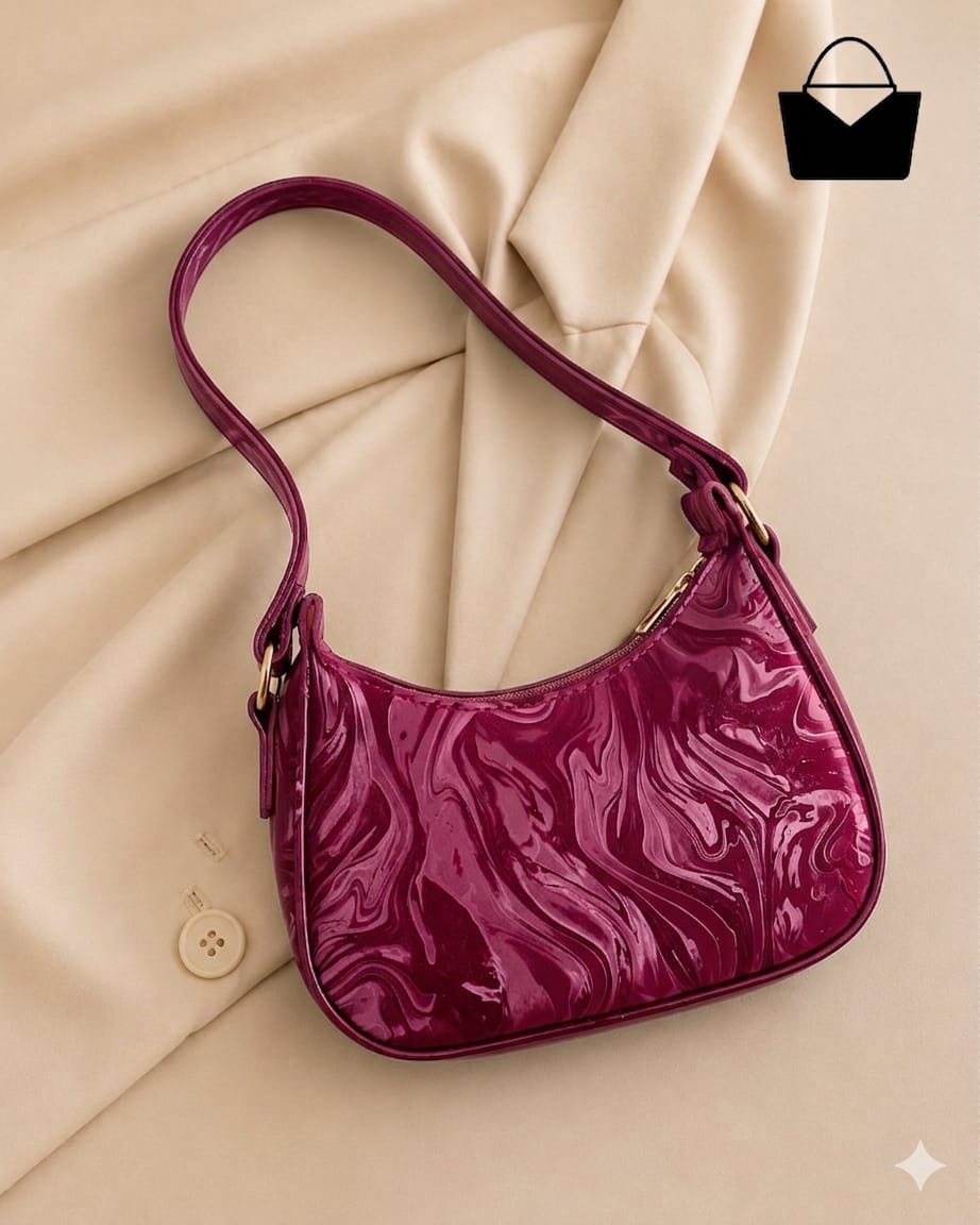 Premium Glossy Shoulder Bag