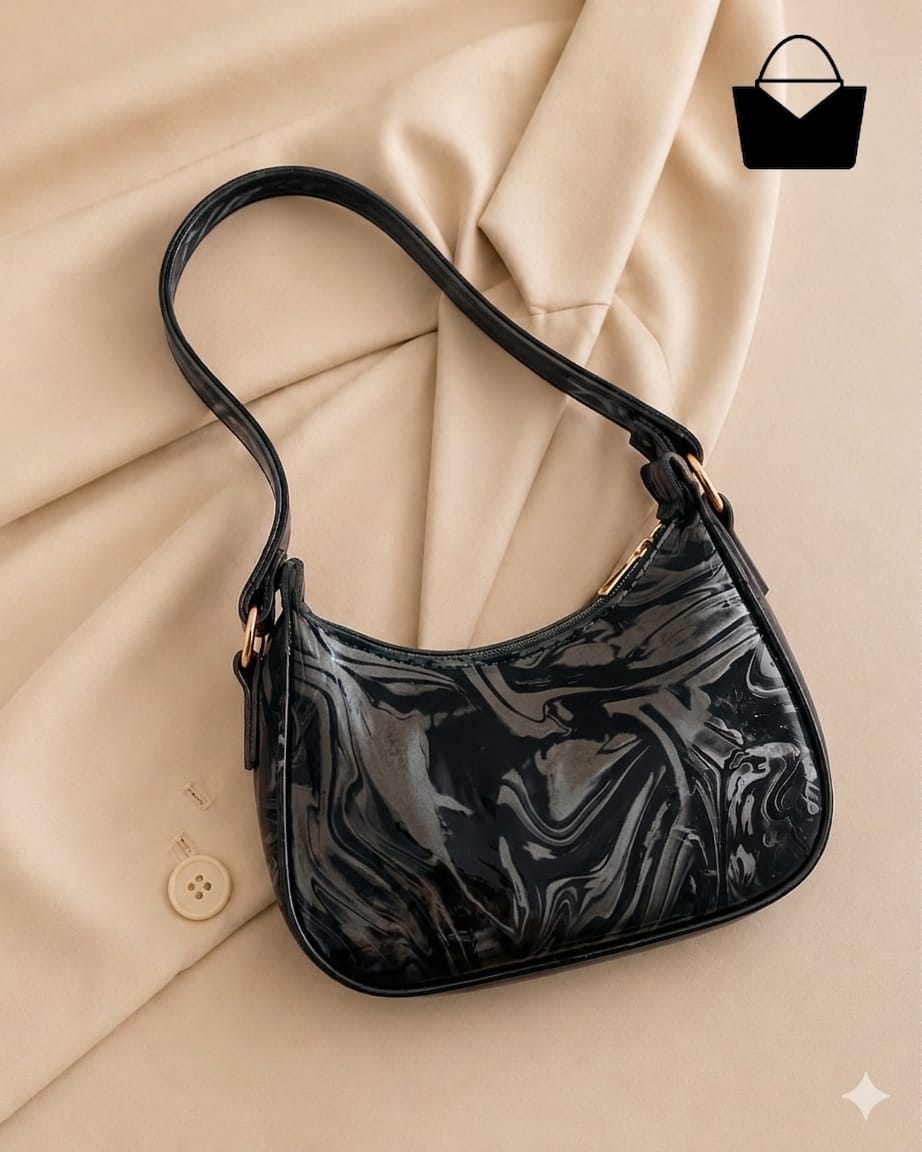 Premium Glossy Shoulder Bag