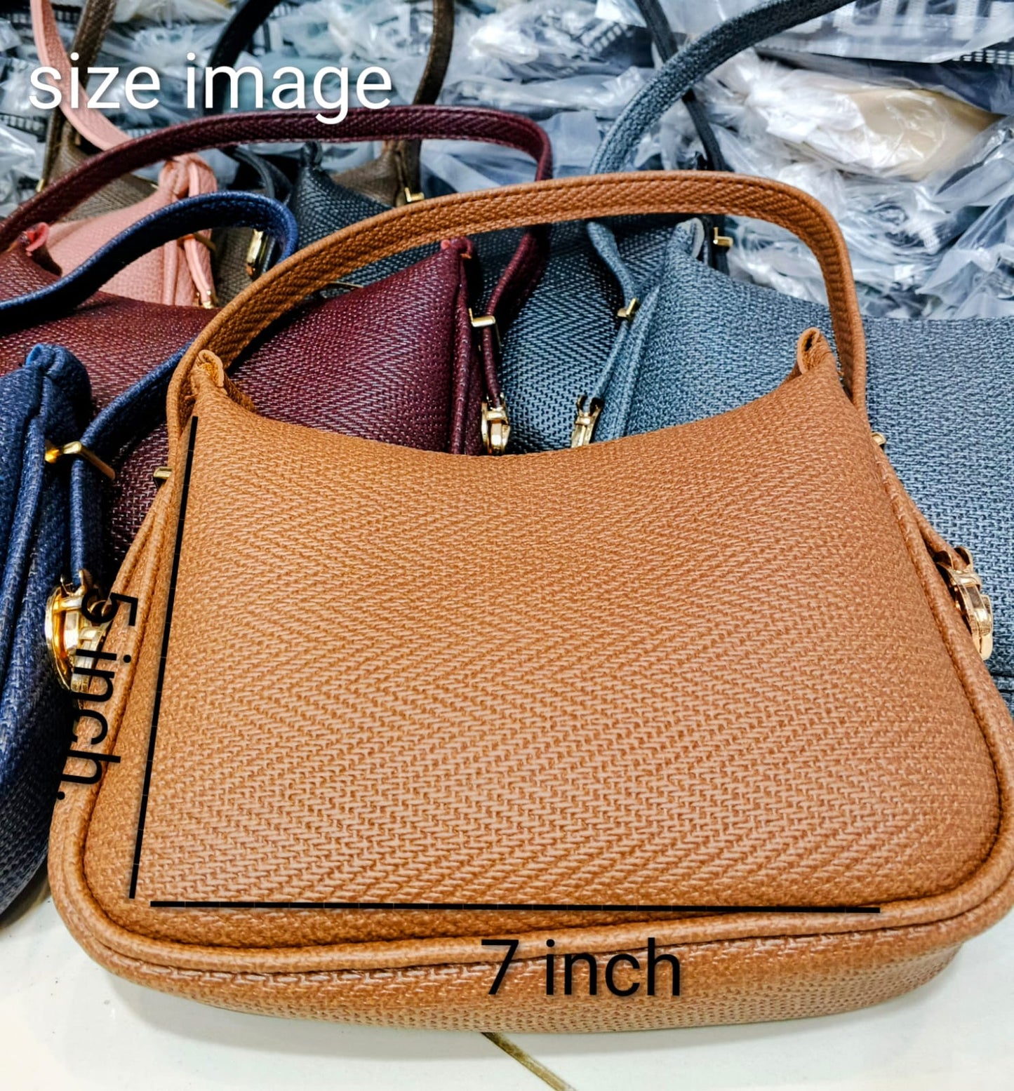 Elegant Textured Shoulder Bag – Premium & Stylish
