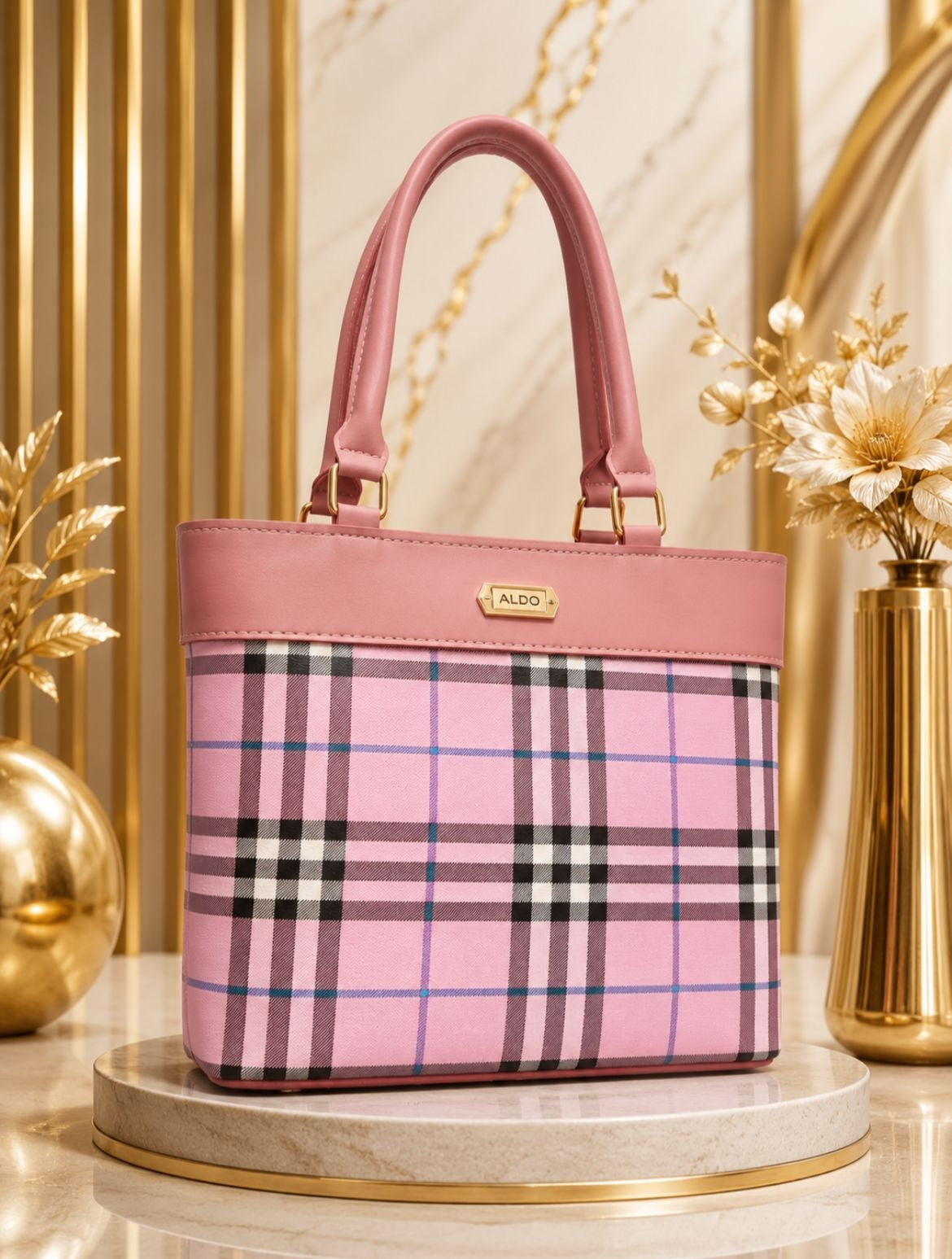 Luxury Signature Print Handbag – Premium Daily Carry