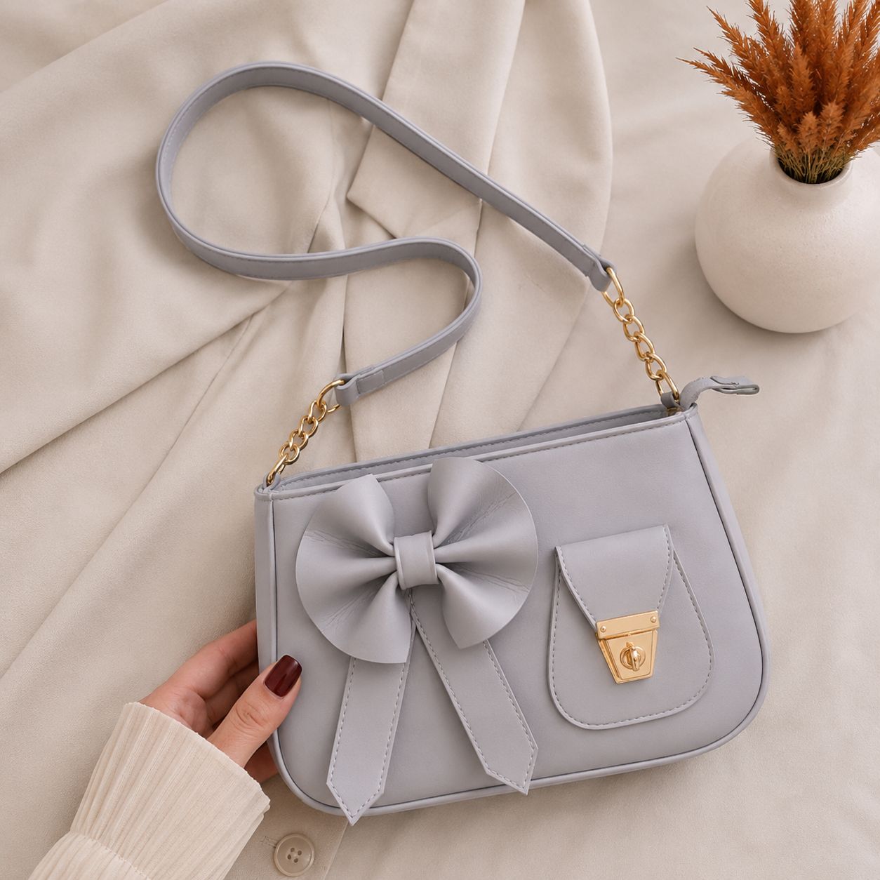 Cute Bow Stylish Purse – Trendy & Lightweight