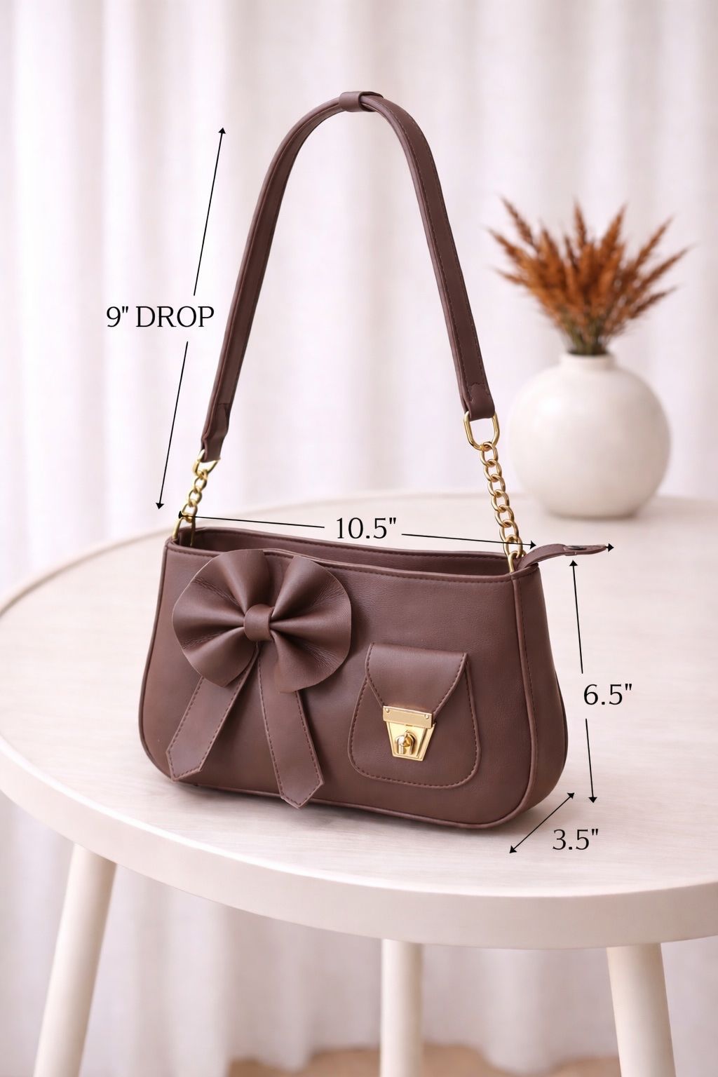 Cute Bow Stylish Purse – Trendy & Lightweight