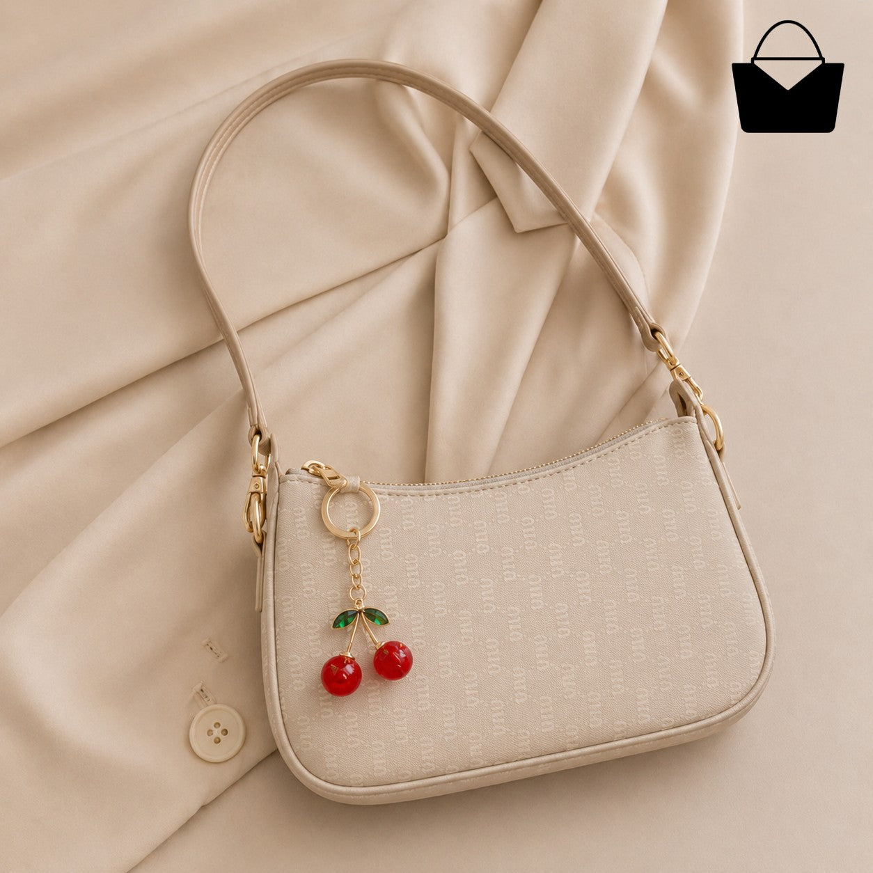 Trending Cherry Keychain Bag