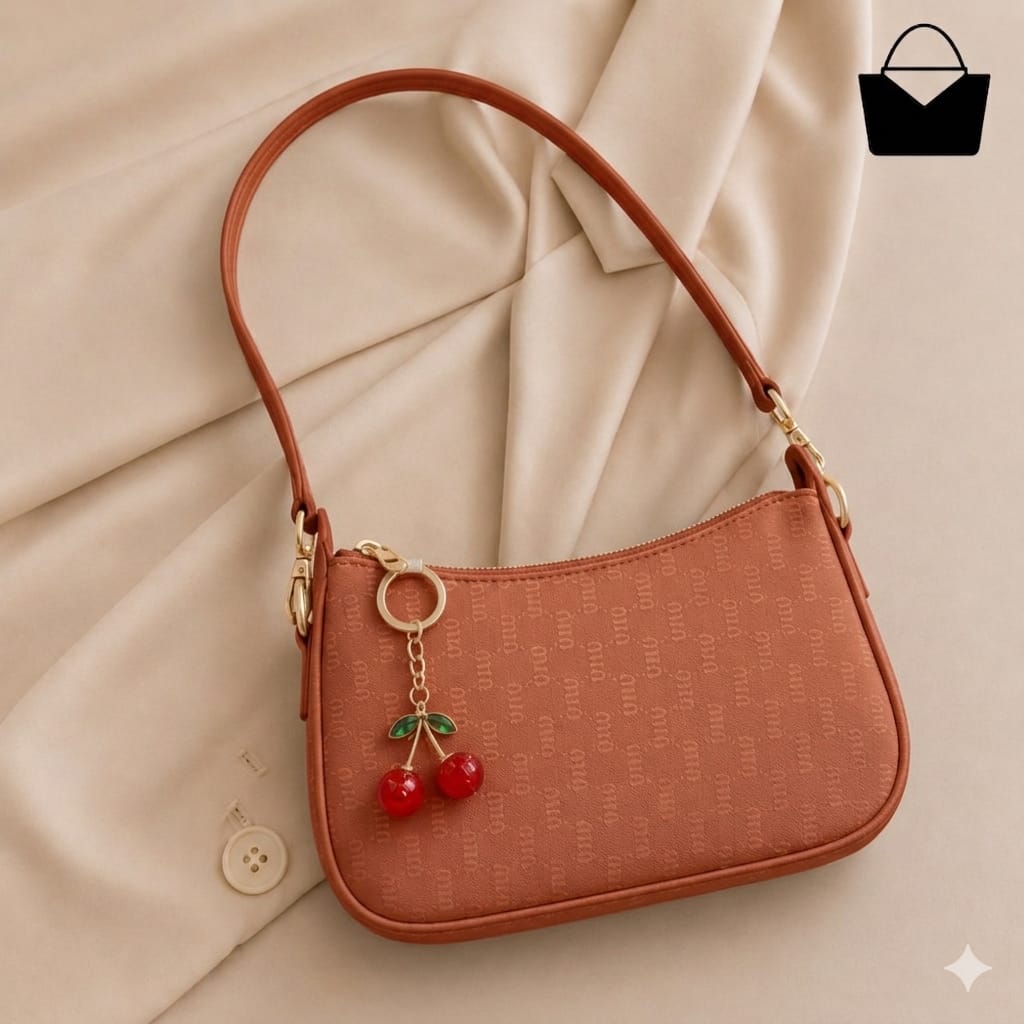 Trending Cherry Keychain Bag