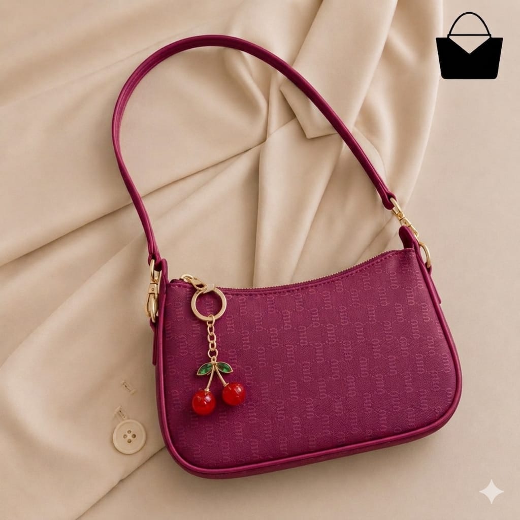 Trending Cherry Keychain Bag