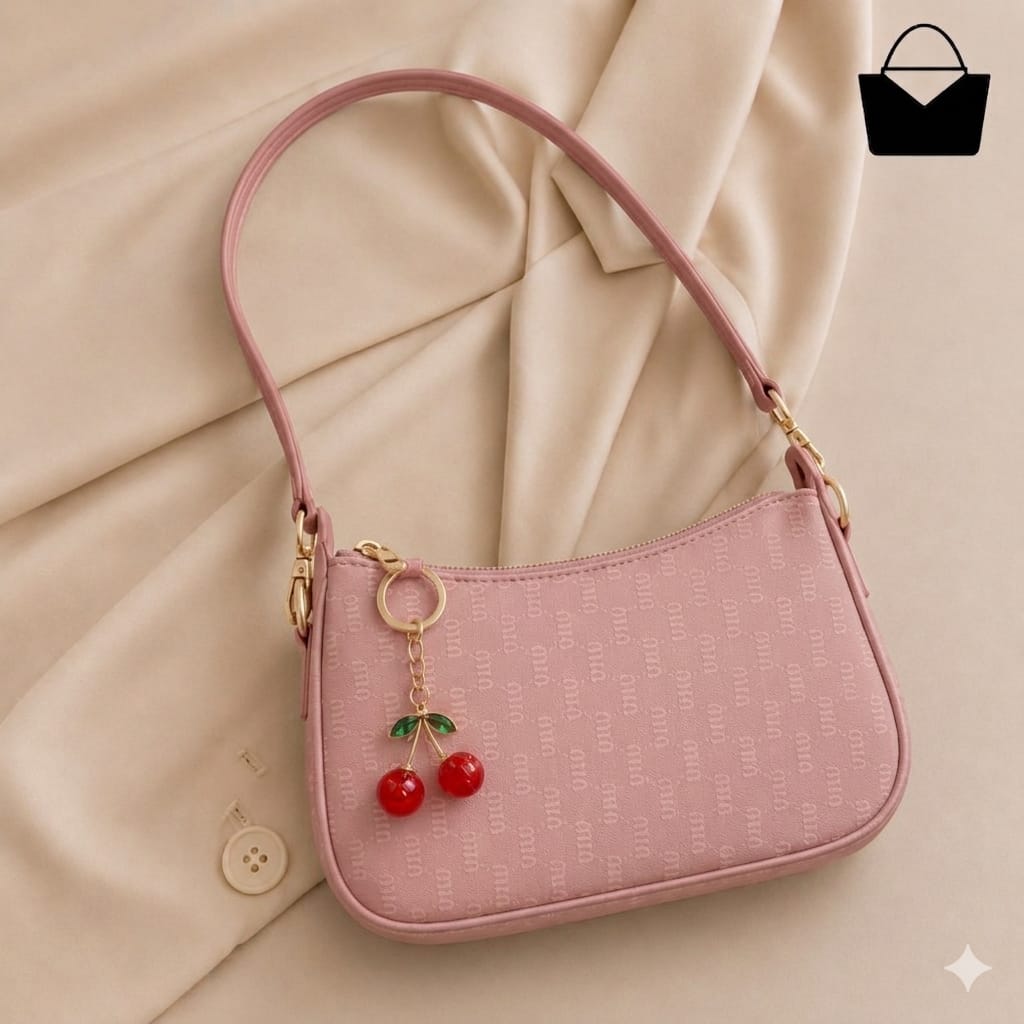 Trending Cherry Keychain Bag