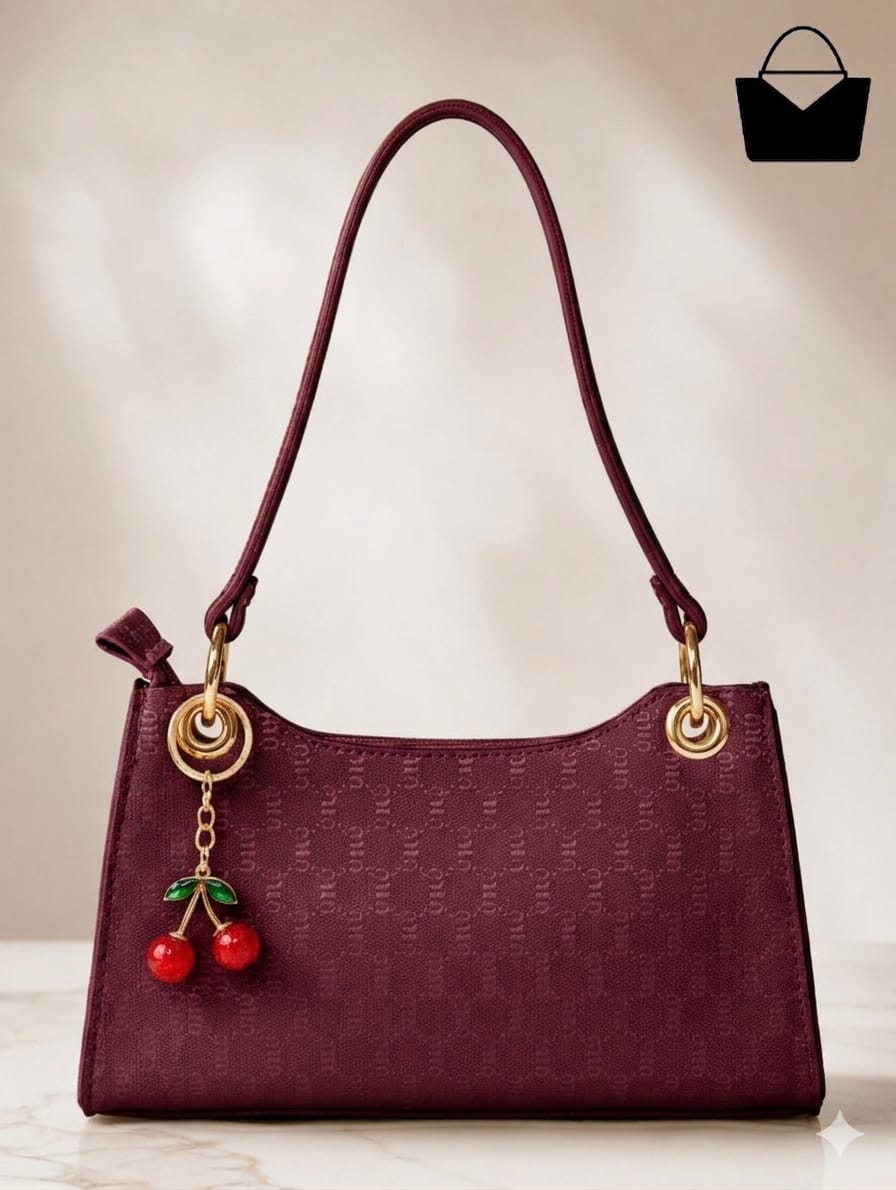 Cherry Keychain Bag