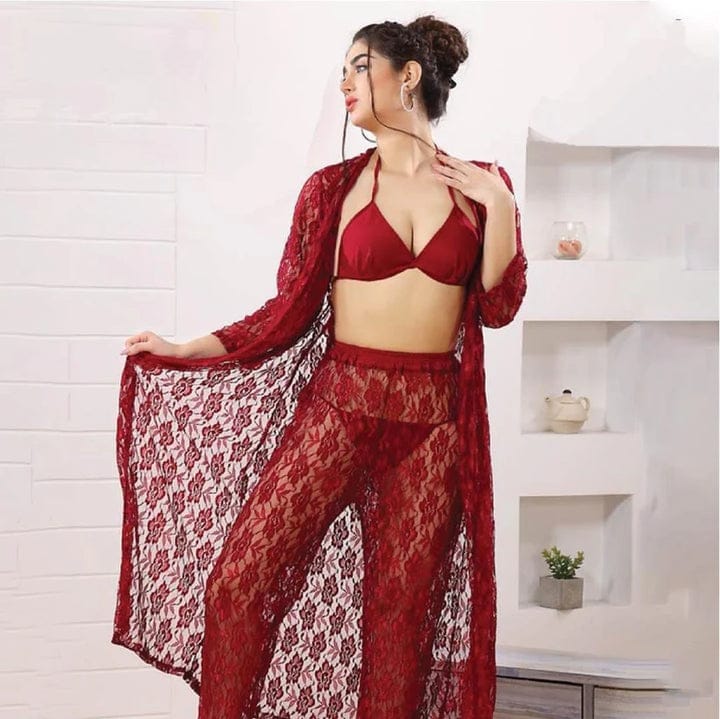 Premium Luxury Lace 4-Piece Set