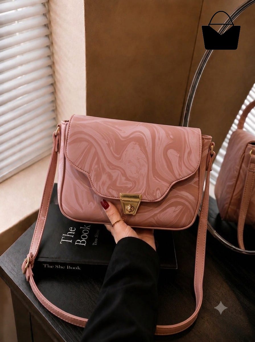 Marble shoulder Purse