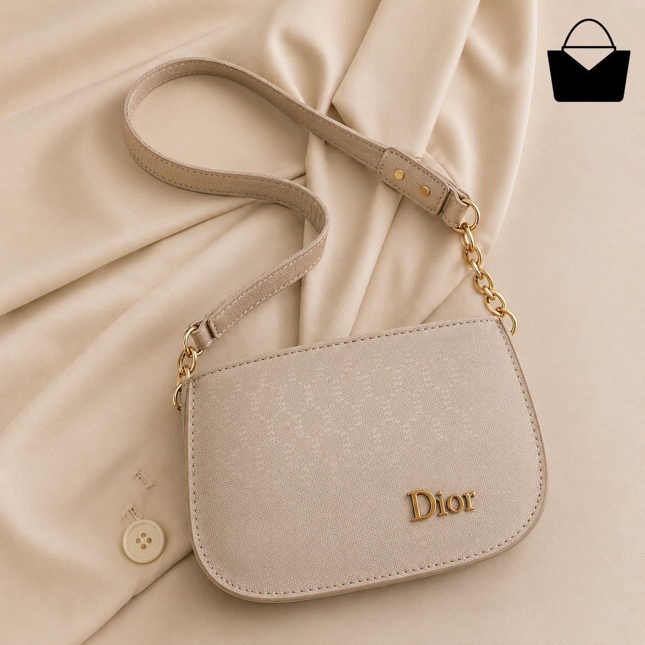 Golden Chain Cross Body Purse