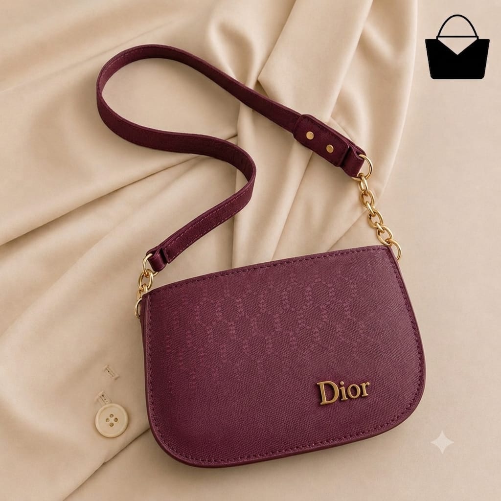 Golden Chain Cross Body Purse