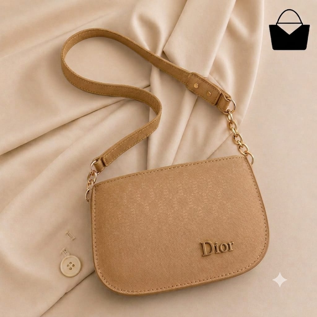 Golden Chain Cross Body Purse