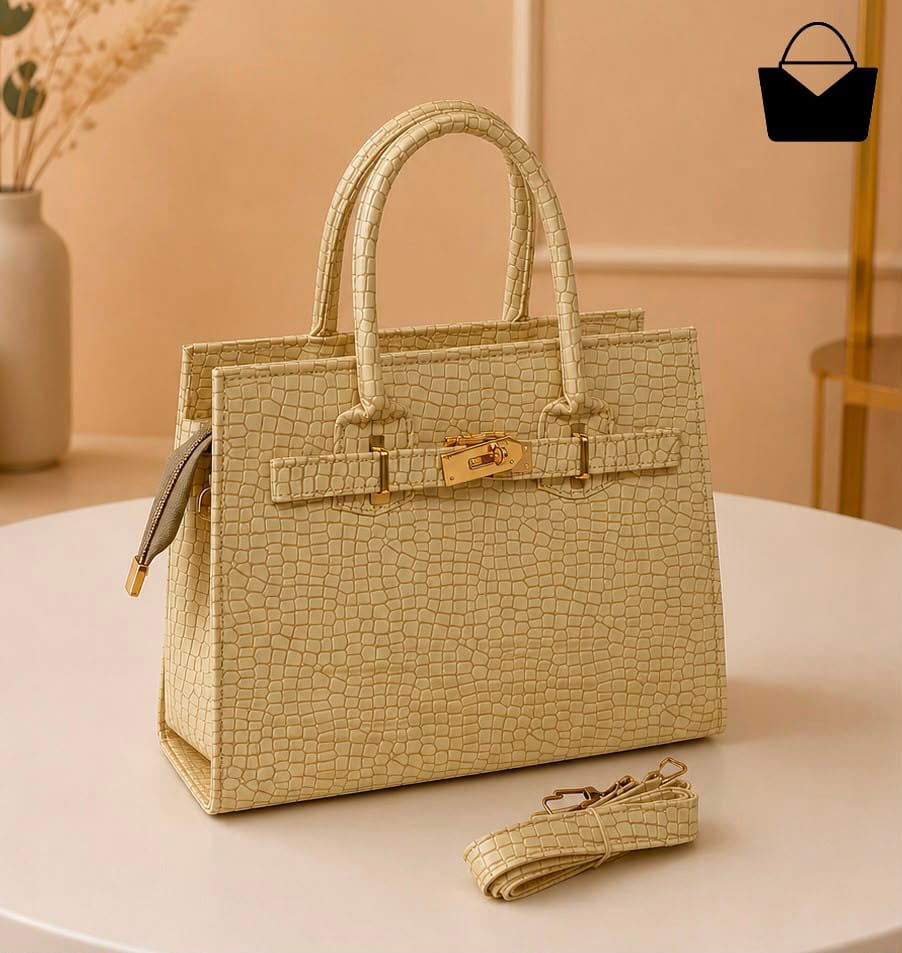 Elegant Croc Texture Handbag – Luxury Style for Every Occasion