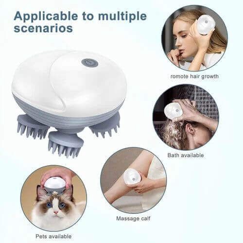 Electric Scalp & Body Massager – Relaxation at Your Fingertips