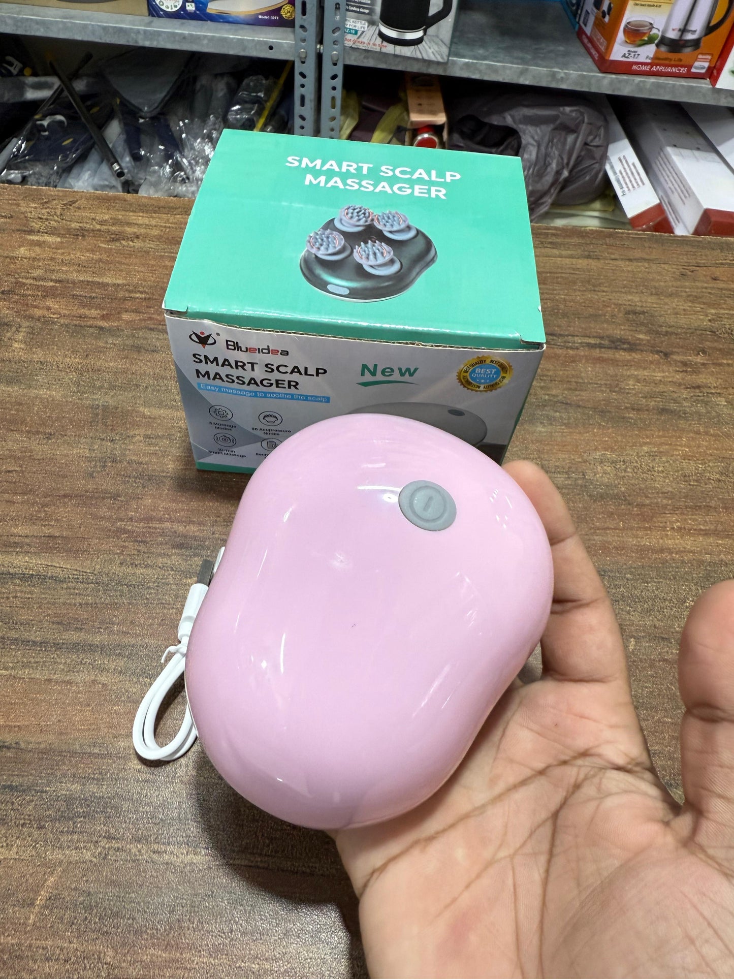 Electric Scalp & Body Massager – Relaxation at Your Fingertips