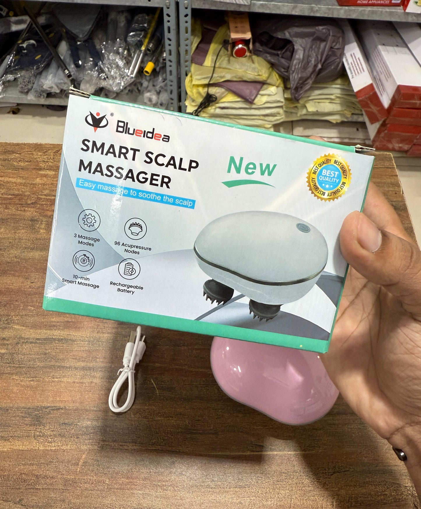 Electric Scalp & Body Massager – Relaxation at Your Fingertips