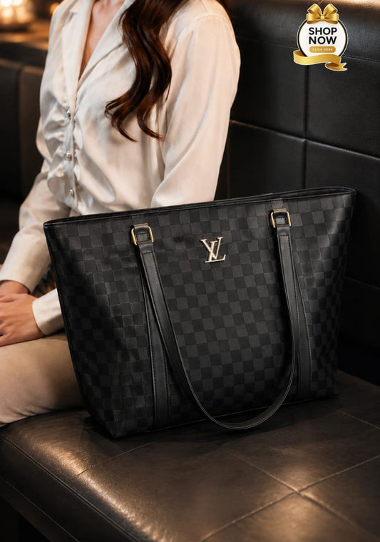 Luxury Signature Monogram Tote Bag