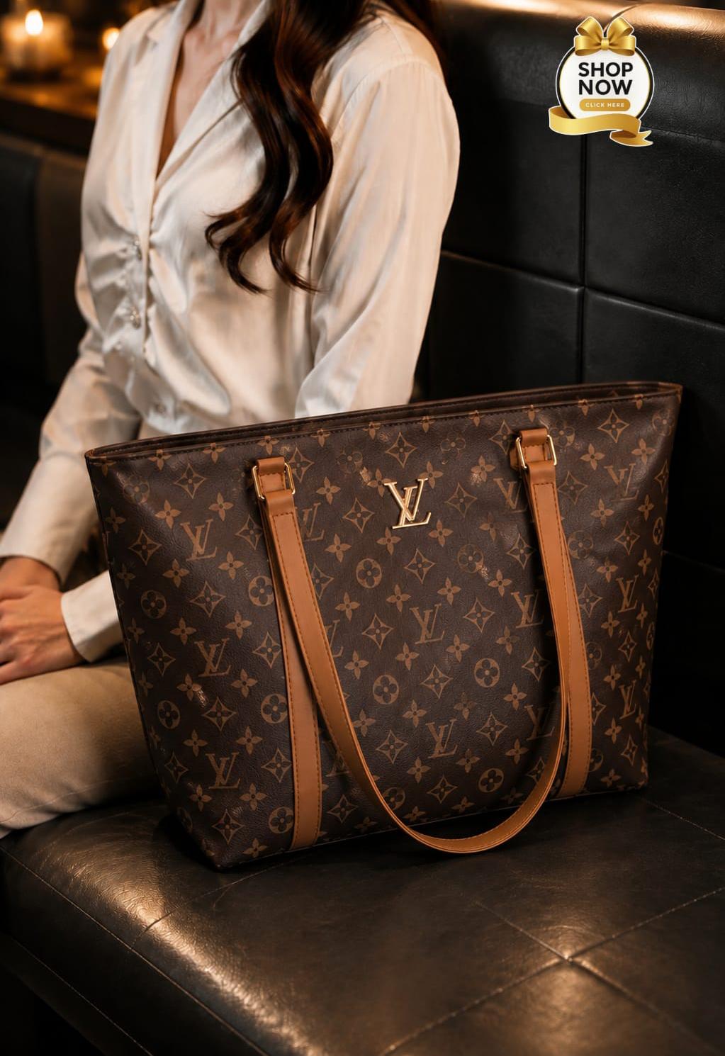Luxury Signature Monogram Tote Bag