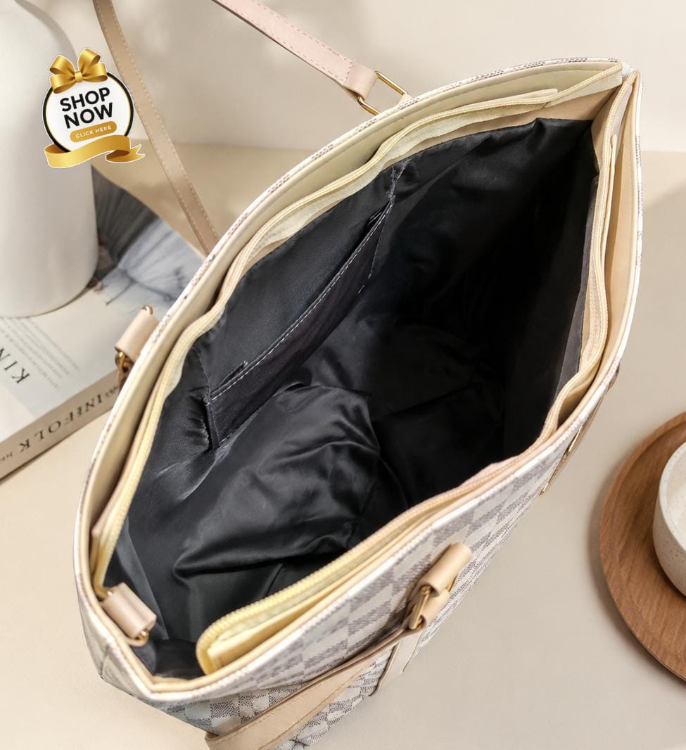 Luxury Signature Monogram Tote Bag