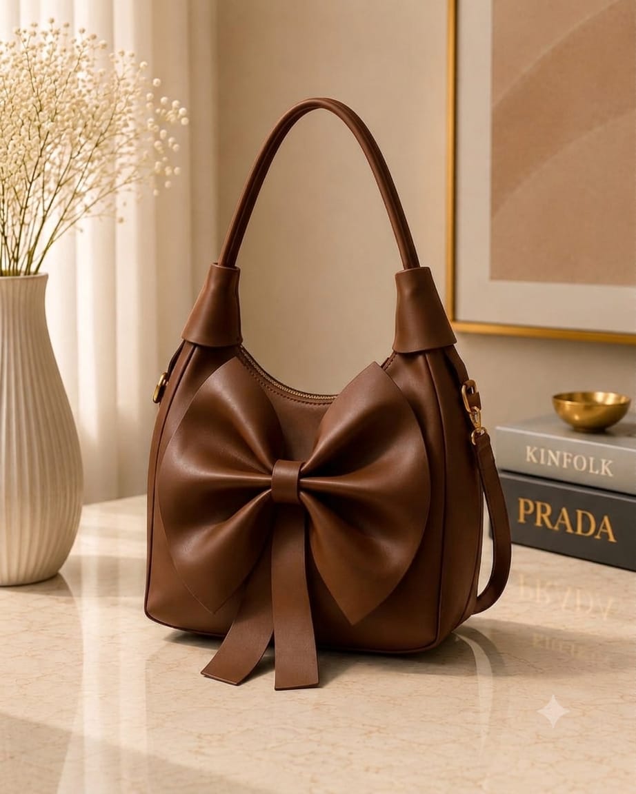 Elegant Bow Design Ladies Handbag