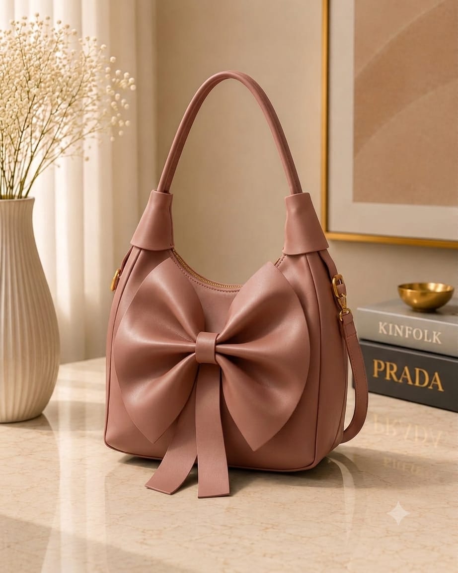 Elegant Bow Design Ladies Handbag