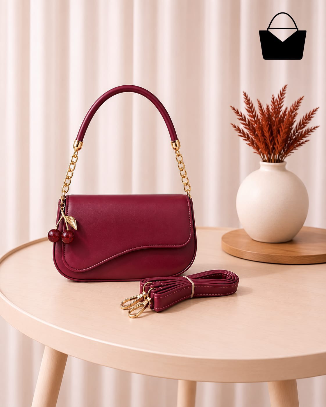 Premium Trendy Chain Handle Shoulder Bag for Women