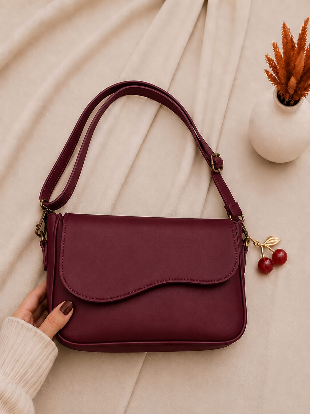 Trendy cherry Handbags