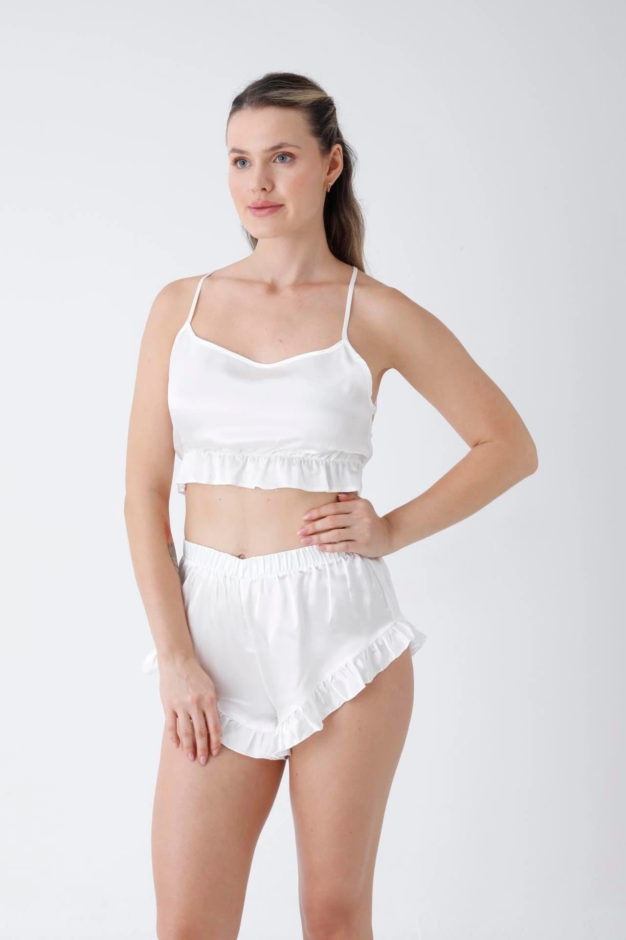 Premium 4-Piece Satin Nightwear & Loungewear Set