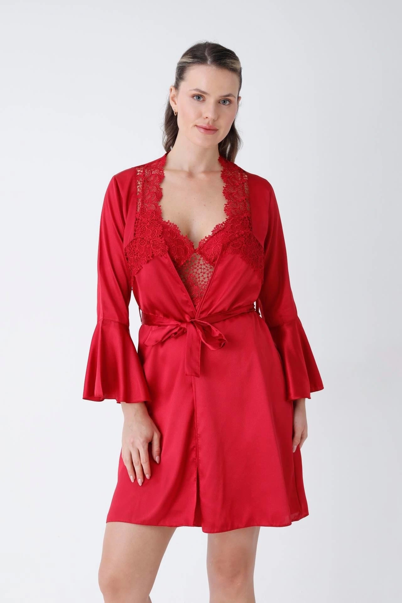 Premium 4-Piece Satin Nightwear & Loungewear Set