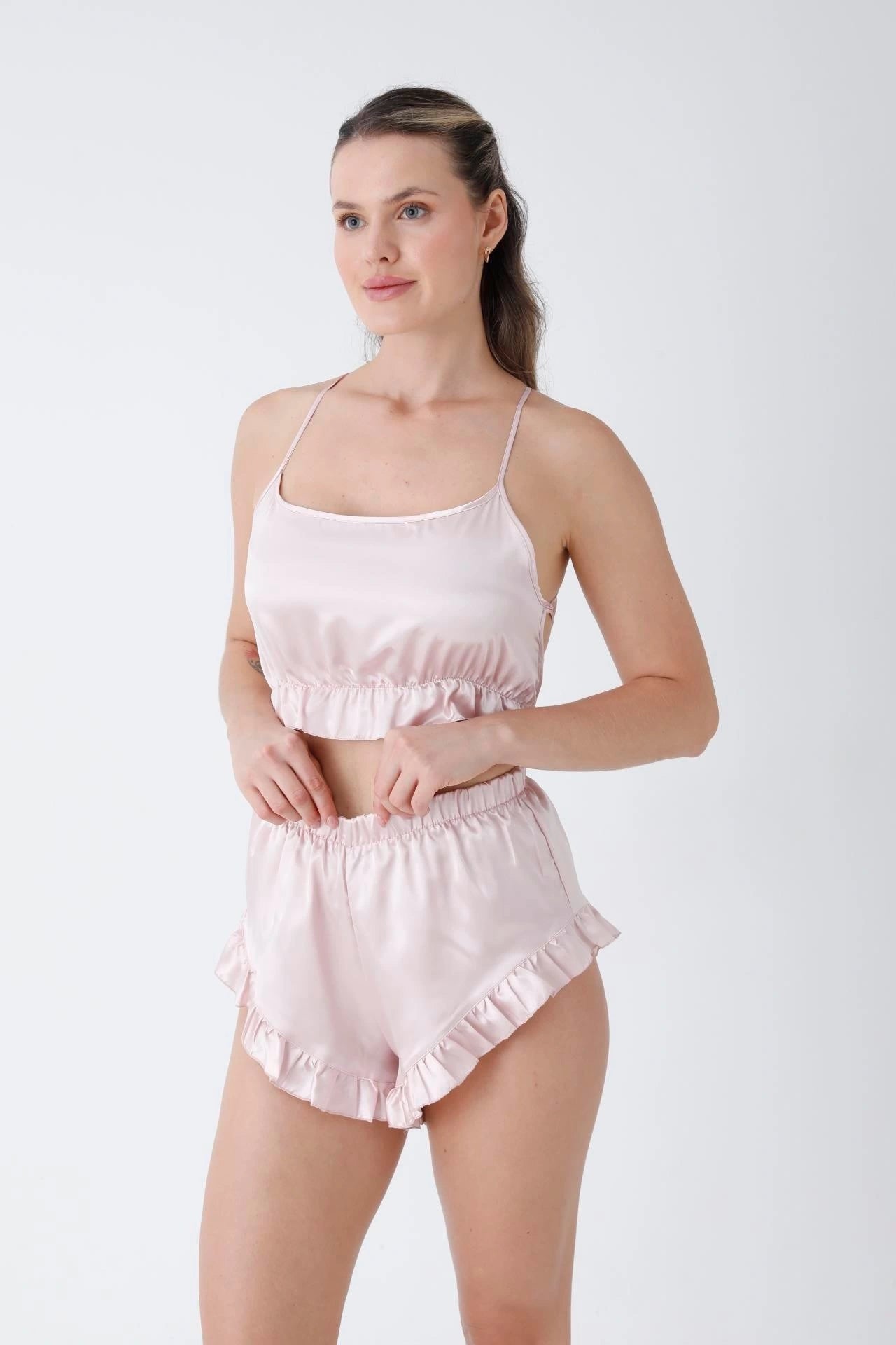 Premium 4-Piece Satin Nightwear & Loungewear Set